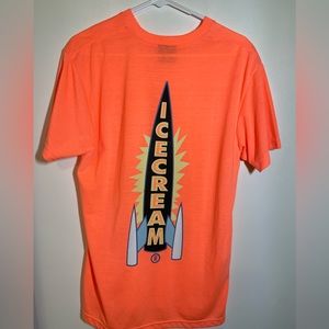 Billionaire Boys Club Ice Cream Bright Orange T-Shirt Size M Like New!